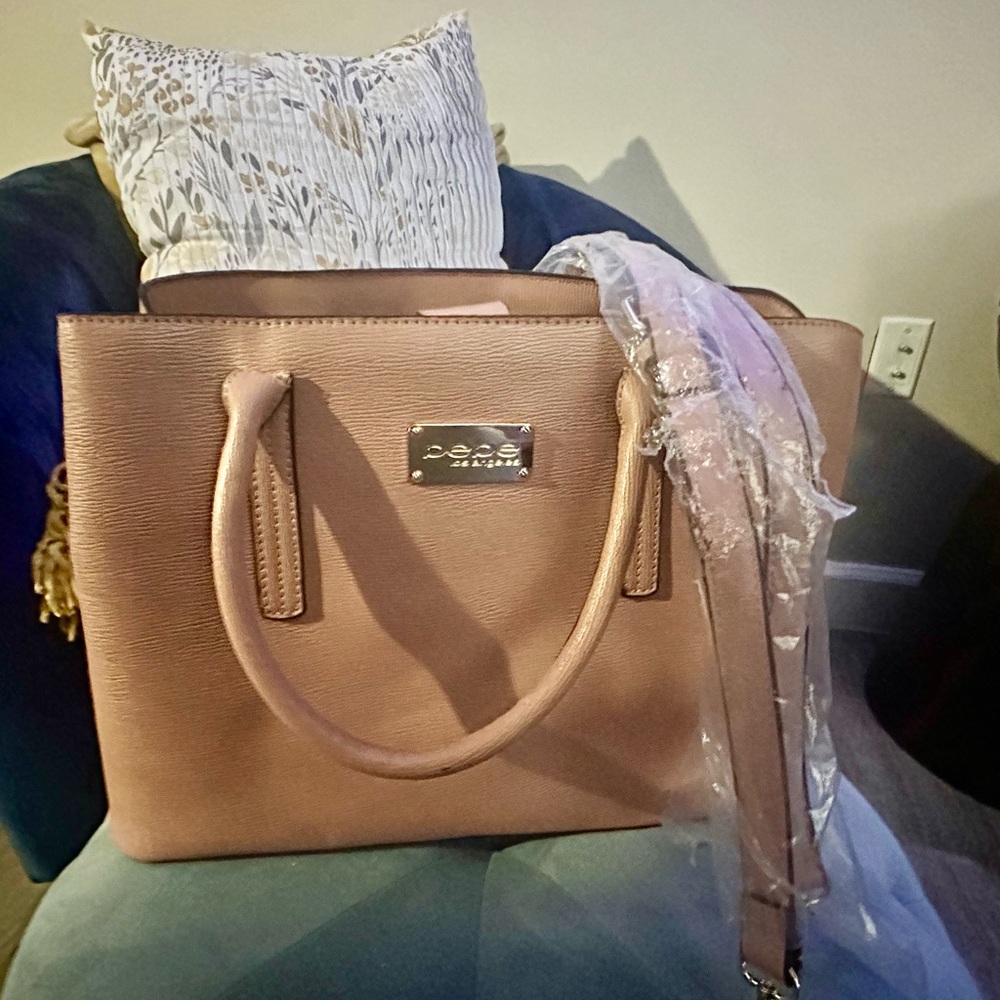 Bebe Elegant Pink Tote Bag